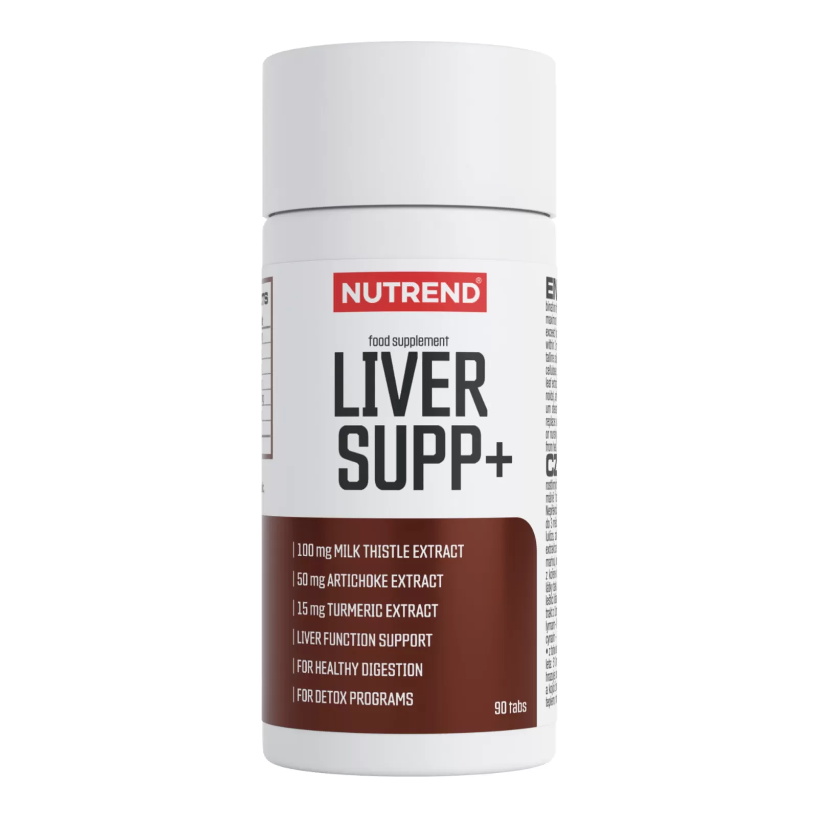 Liver Supp+, 90 kapslí NUTREND