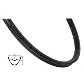 ráfek FORCE XC DISC 584x27, 32děr, černý