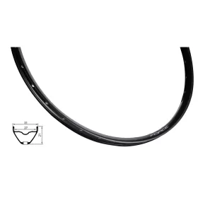 ráfek FORCE XC DISC 622x27, 28děr, černý