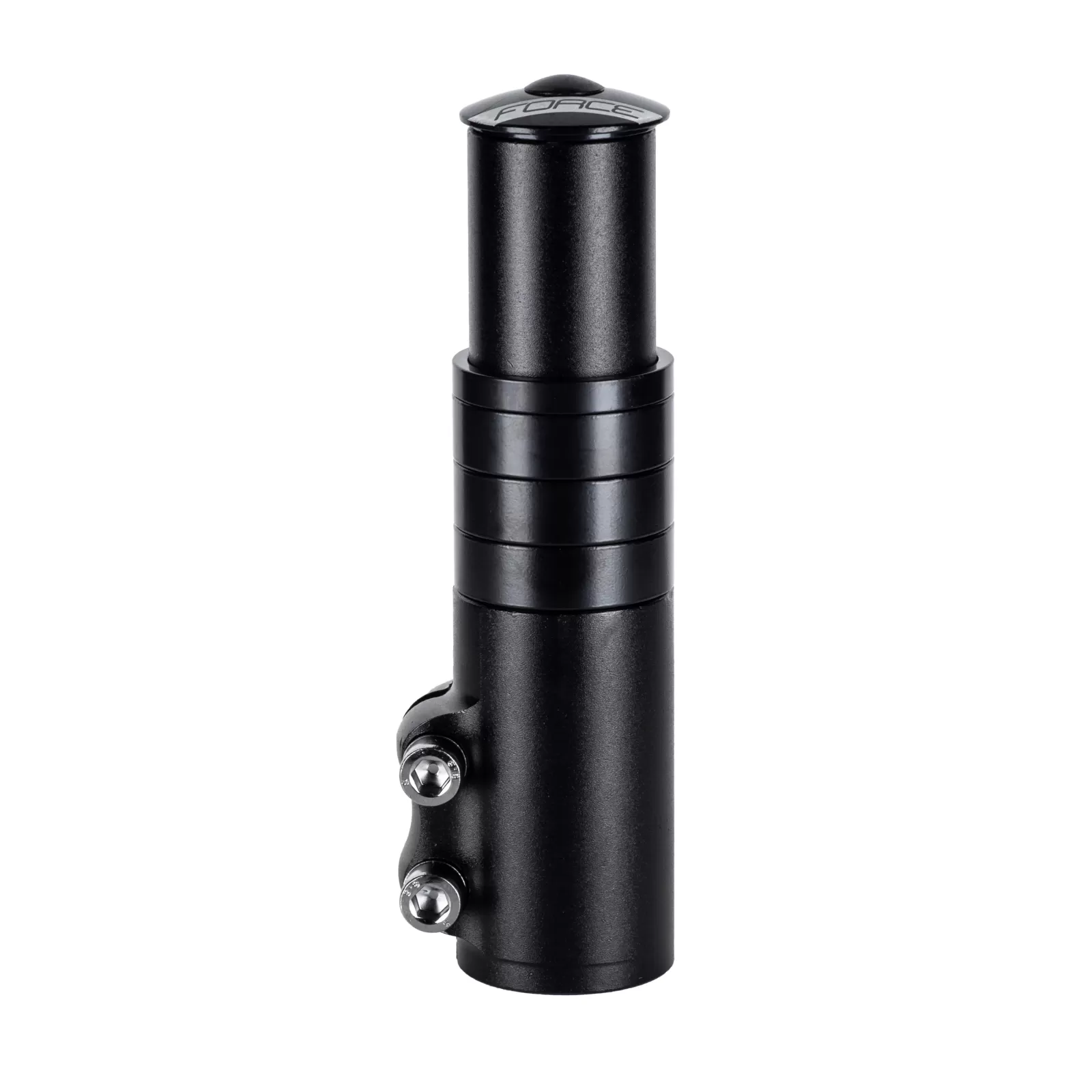 redukce FORCE nástavec vidlice 1 1/8''Al,132mm,črn