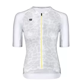 dres FORCE LEOPARD LADY kr. rukáv, bílo-šedý S