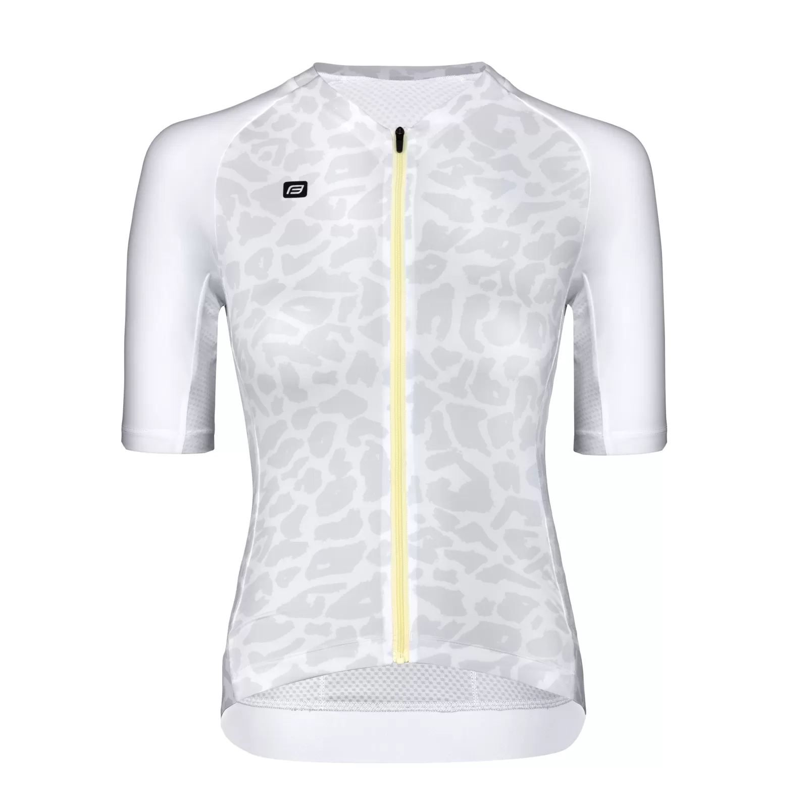 dres FORCE LEOPARD LADY kr. rukáv, bílo-šedý