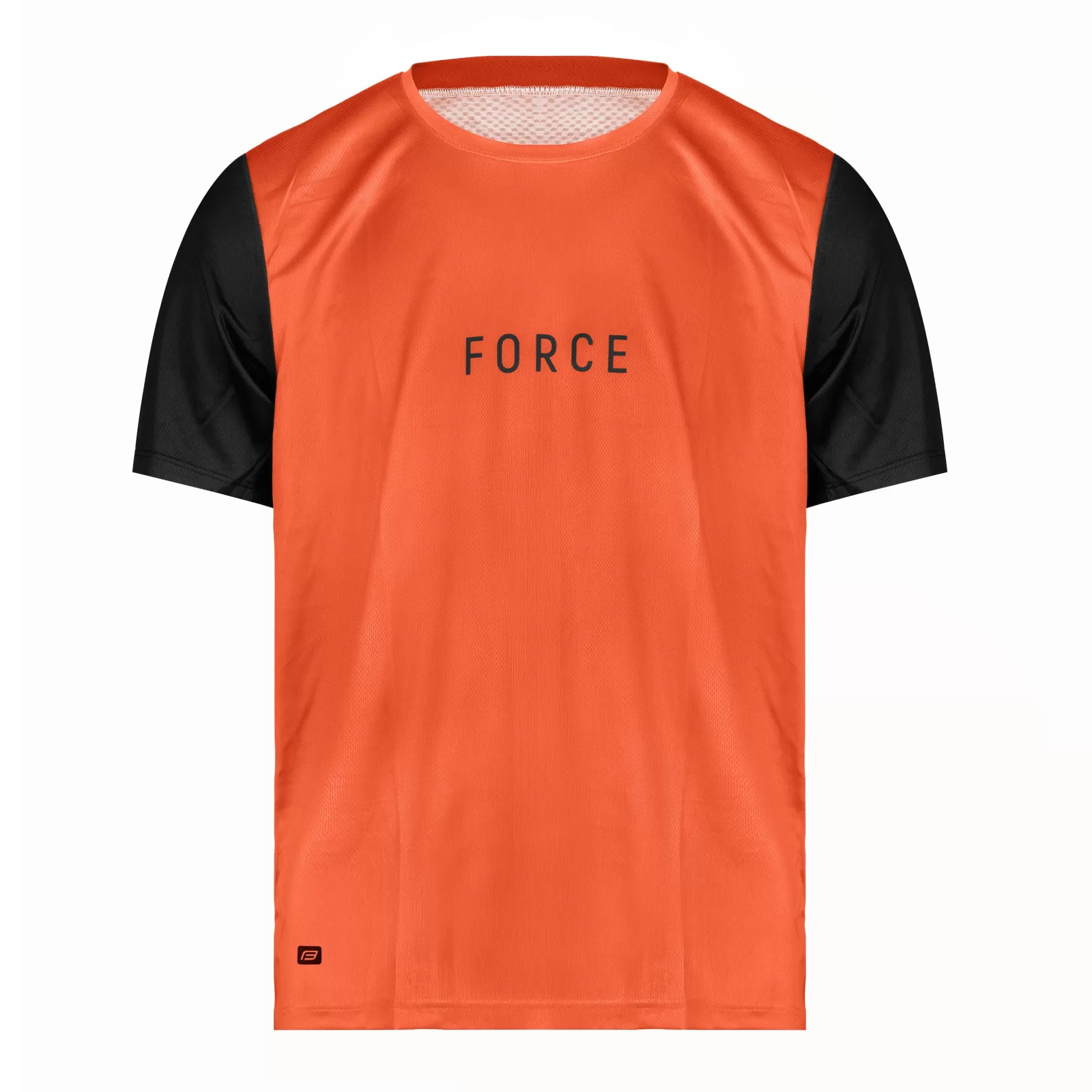 dres FORCE MTB RULES kr. rukáv, oranžový XXL
