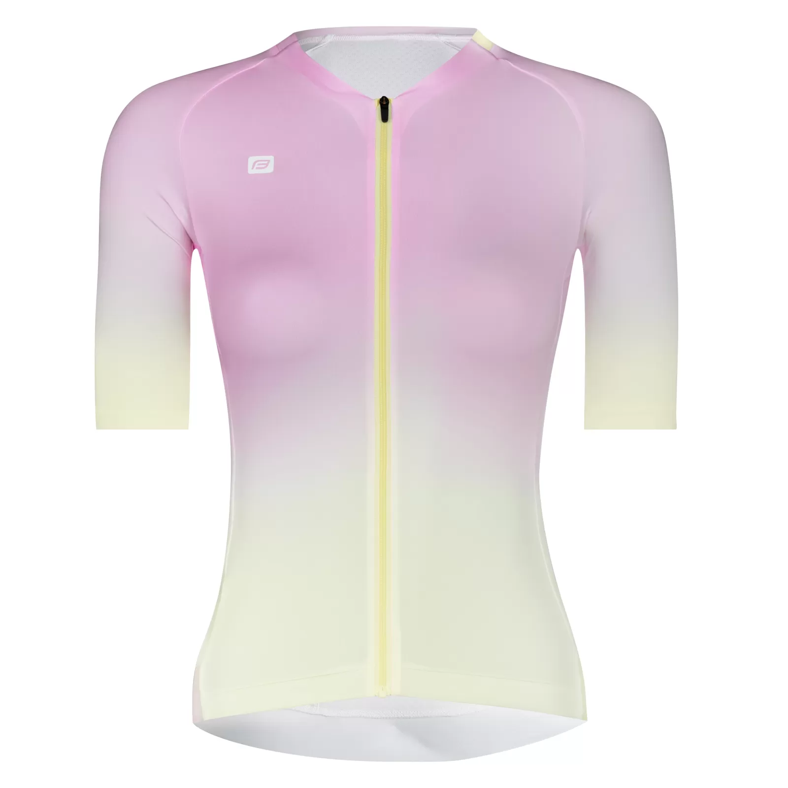 dres FORCE STAIN LADY kr. rukáv, žluto-růžový