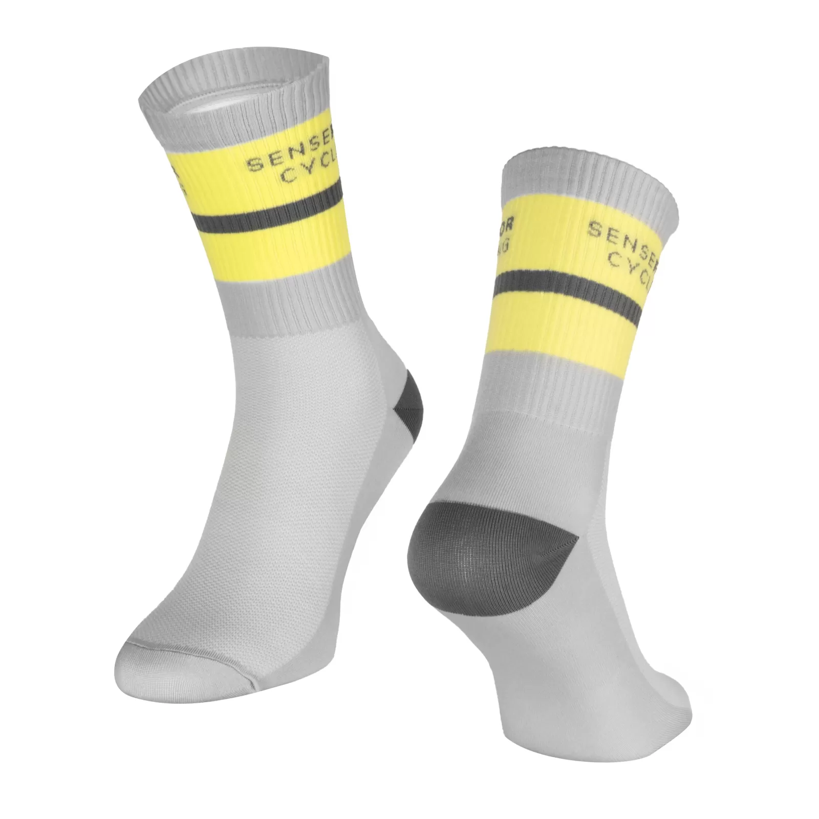 ponožky FORCE STRIPE dlouhé, šedé