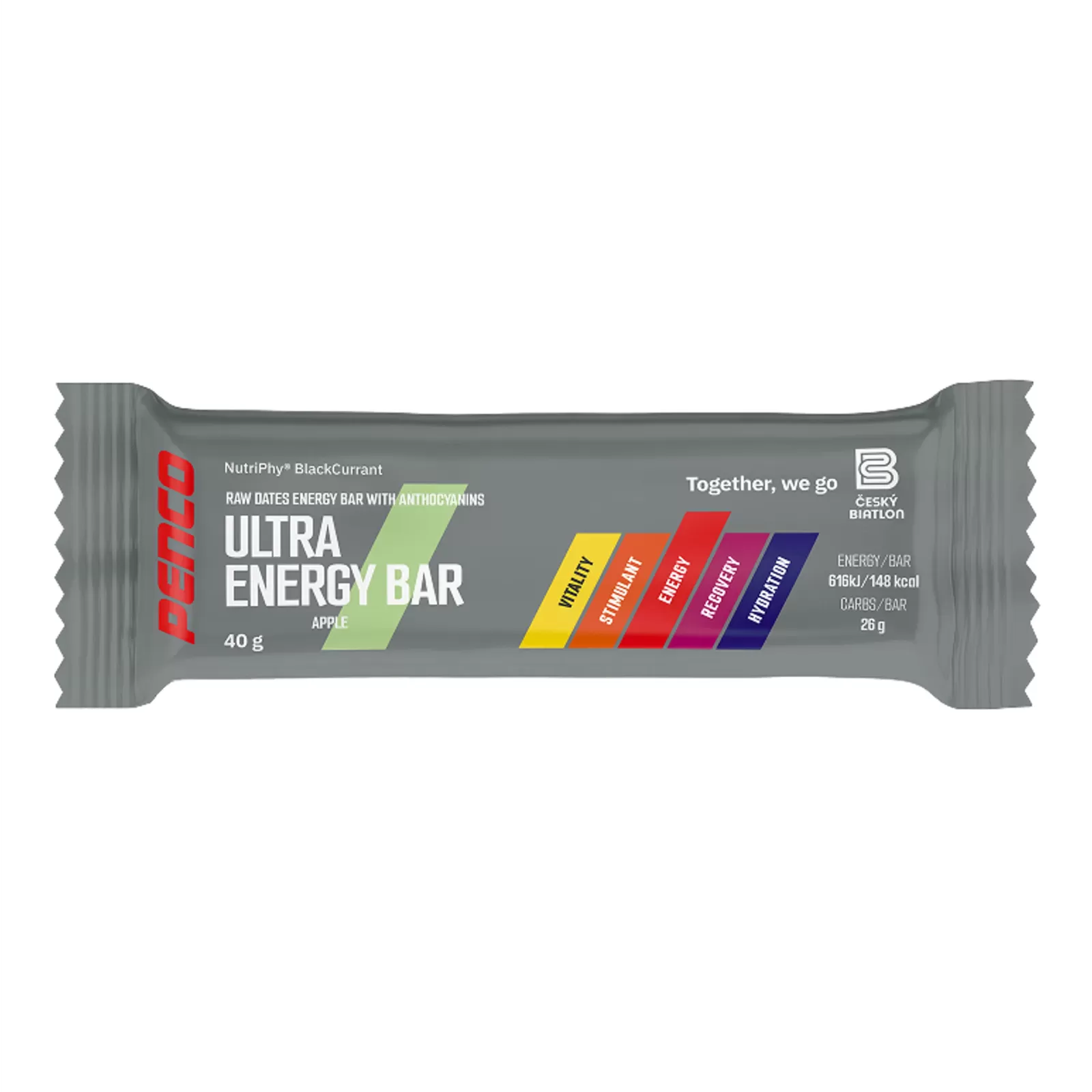 Ultra Energy Bar, tyčinka, 40 g jablko PENCO