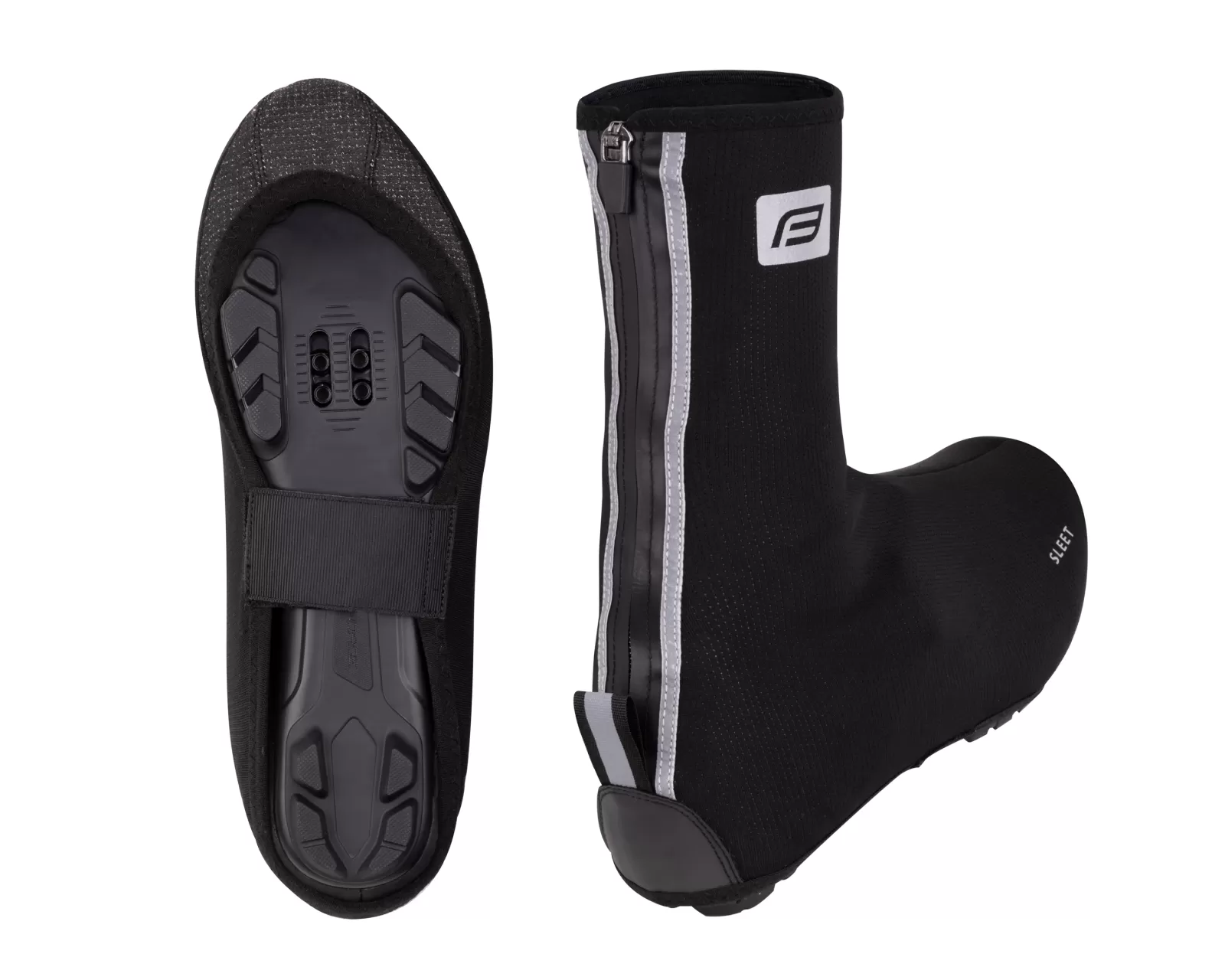 návleky treter FORCE SLEET MTB, černé S