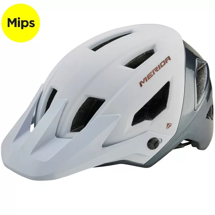 MERIDA - Přilba TRAILBANGER MIPS white/grey 58-62cm