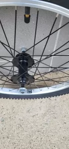 zapletené kolo 20" Remerx na káry, obuté