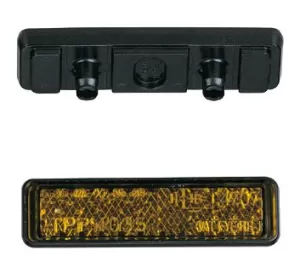 odrazka nacvakávací do pedálů, oranžová