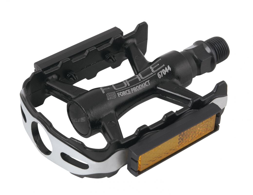 klasické pedály FORCE 600 Al kuličková ložiska, černé