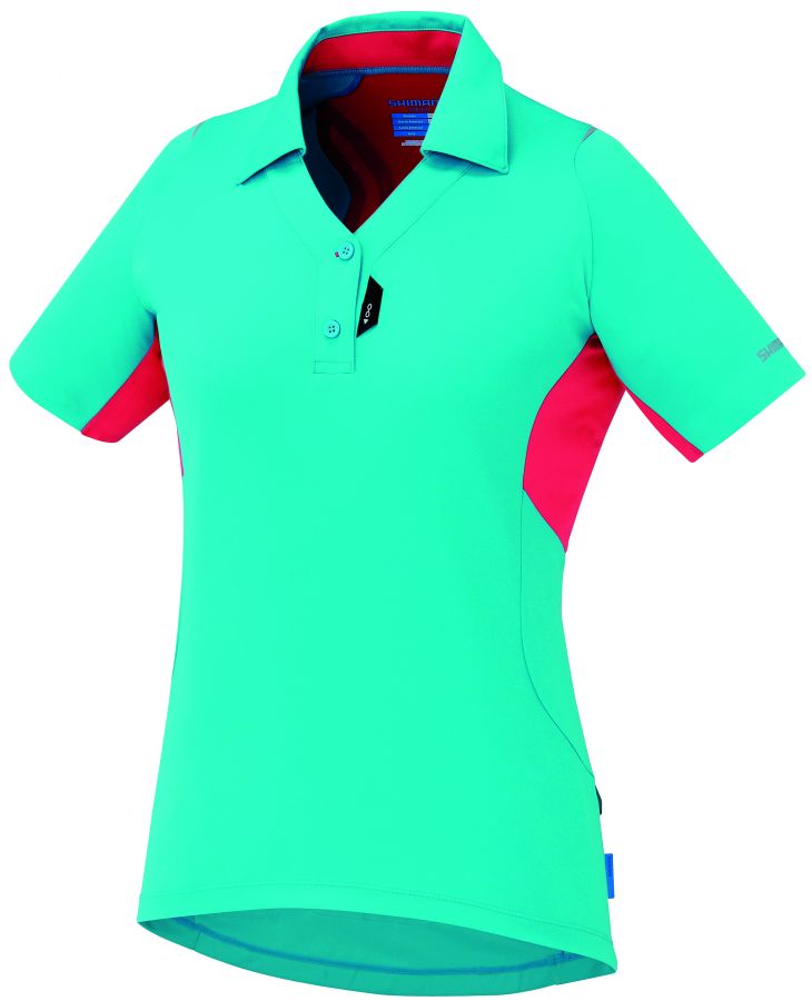 SHIMANO W's Polo Shirt, Emerald Green, M