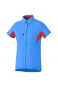 SHIMANO dámská košile, Lightning modrá/Jazzberry, M