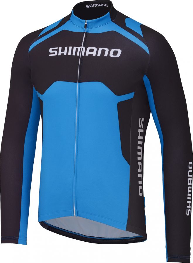 SHIMANO Thermal Print dres s dlouhým rukávem Team, SHIMANO modrá, XL