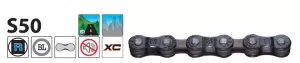 Yaban - Řetěz S50 černo/šedý 6-7x Yaban - Řetěz S50 černo/šedý 6-7x