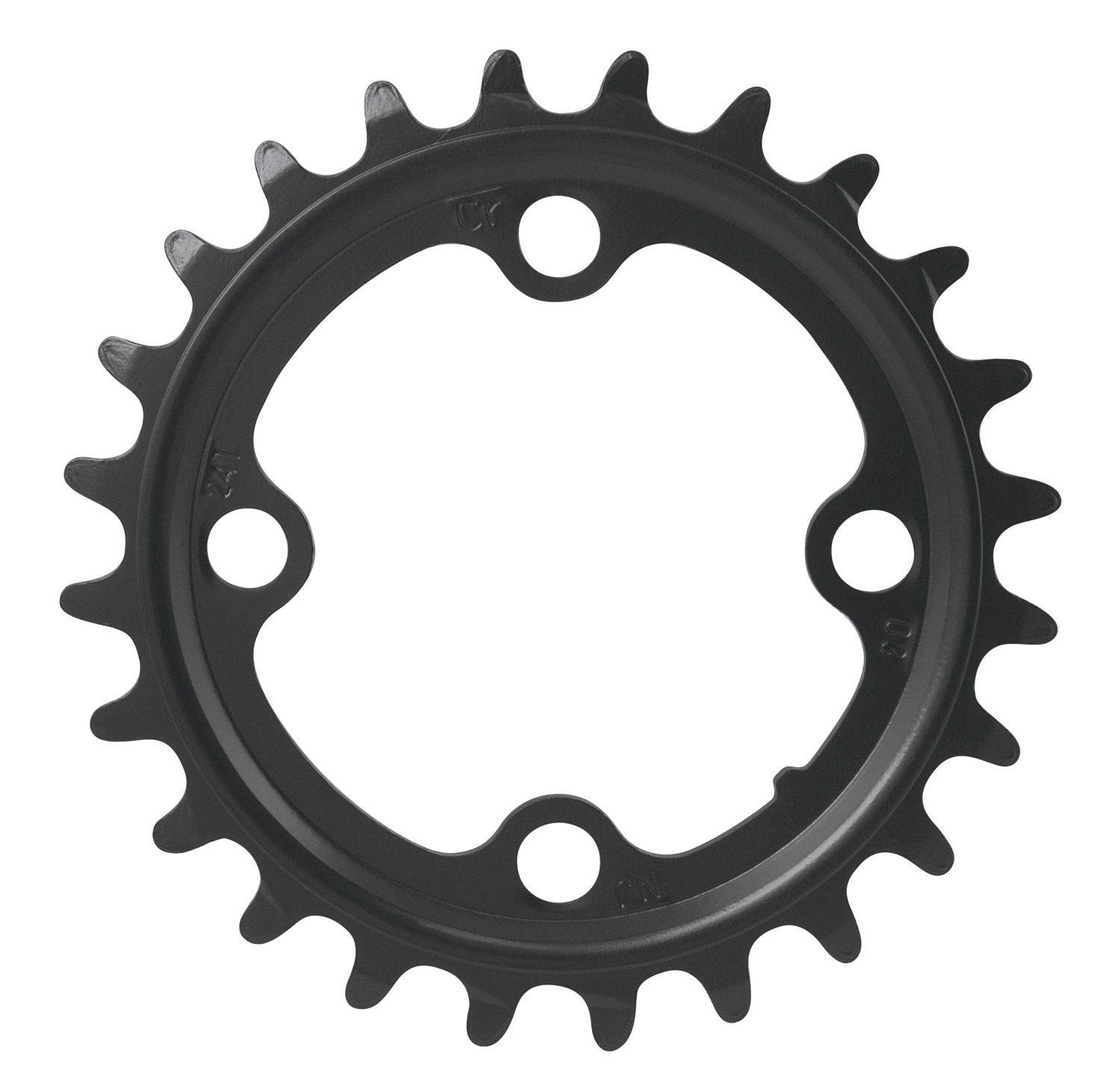 převodník 24 zubů Cr-Mo, černý FORCE