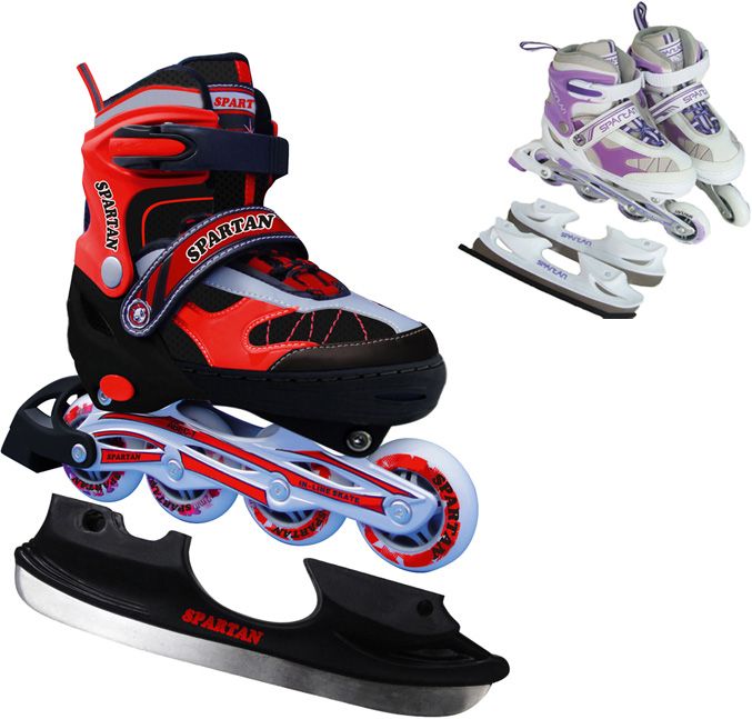 Brusle SPARTAN 2 in 1 nastavitelné s možností výměny nože