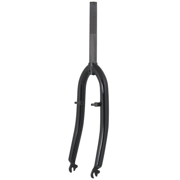 vidlice MTB 24" Fe 1" závit, černá lesklá FORCE