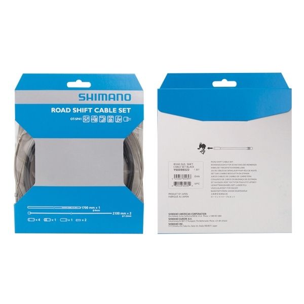 bowdeny+lanka řadící set SH DA78 silniční, černý SHIMANO