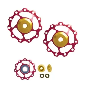 kladky měniče FORCE Al 11z keram. ložiska, červené