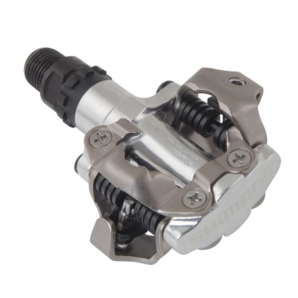 pedály MTB SPD PDM520S stříbrné SHIMANO