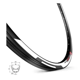 ráfek MACH1 NEO DISC 584 x 19, 32 děr, černý