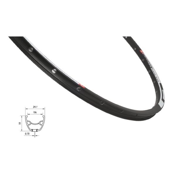 ráfek MACH1 NEO DISC 622 x 19, 32 děr, černý MACH 1