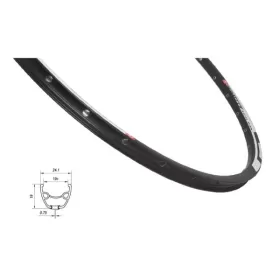 ráfek MACH1 NEO DISC 622 x 19, 36 děr, černý