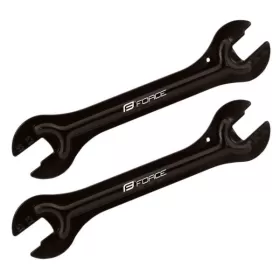 klíče konusové FORCE 2 ks 13 - 15/ 14 - 16 černé