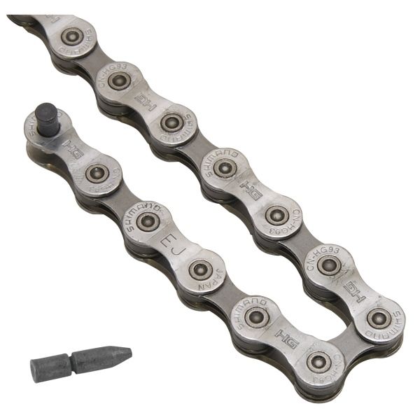 řetěz SH CNHG93 stříbrný balený+čep 9k SHIMANO