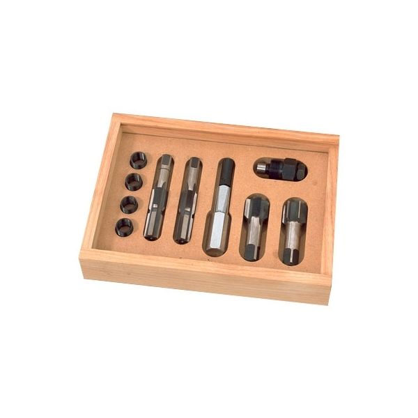 závitníky sada k opravě závitů klik a pedálu KOVYS