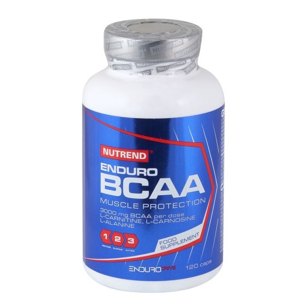 ENDURO BCAA caps, obsahuje 120 kapslí NUTREND