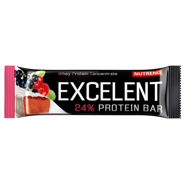 tyčinka EXCELENT 40g černý rybíz s brusinkami NUTREND