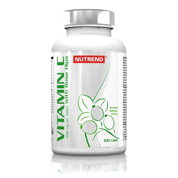 VITAMÍN C se šípky, obsahuje 100 tablet NUTREND