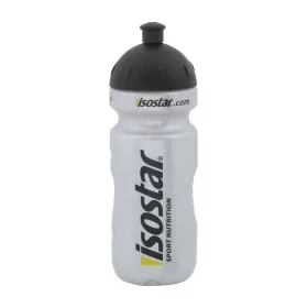 láhev ISOSTAR 0,65 l, výsuvný vršek, stříbrná