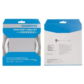 bowdeny+lanka řadící set SH DA79 silniční, bílý SHIMANO