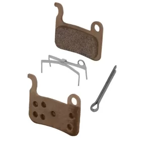 destičky brzd SH BRM975 kovové,s pružinou+závlačka SHIMANO