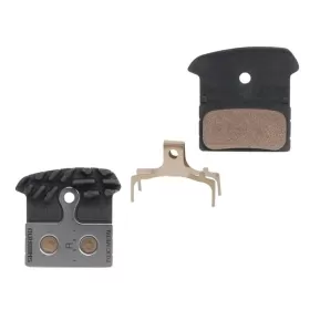 destičky brzd SH BRM985 kovové, s pružinou+chladič SHIMANO