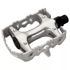 pedály FORCE 910 Al kuličková ložiska, stříbrné