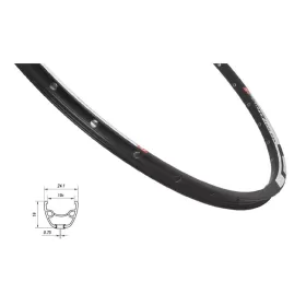 ráfek MACH1 NEO DISC 622 x 19, 36 děr, černý MACH 1