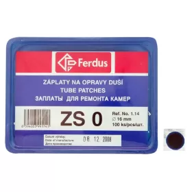 lepení-záplata ZS0 kulatá 16mm box 100ks FERDUS