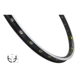 ráfek REMERX JUMBO 559x23 32děr, černý