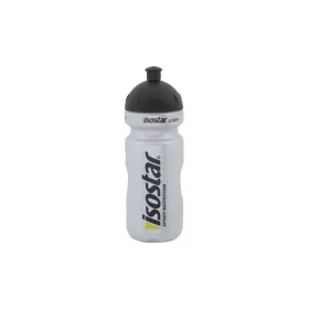 láhev ISOSTAR 0,65 l, výsuvný vršek, stříbrná