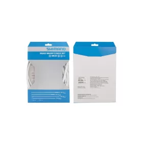 bowdeny+lanka brzdový set SH DA79 silniční, bílý SHIMANO