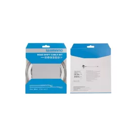 bowdeny+lanka řadící set SH DA79 silniční, bílý SHIMANO