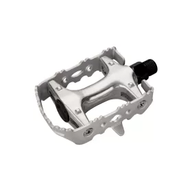 pedály FORCE 910 Al kuličková ložiska, stříbrné