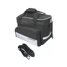 brašna na zadní nosič FORCE LARGE, černá 20 l